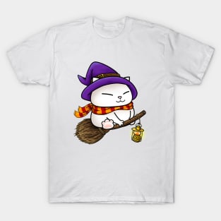 Halloween Cat Witch Kitty T-Shirt